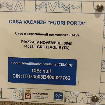 Vakantiehuis Vacanze Fuori Porta *